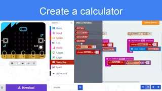 Micro Bit Calculator