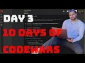 JavaScript Code Wars Challenge Day3 - Round 1