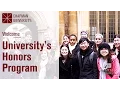 Welcome to Chapman University s Honors Program