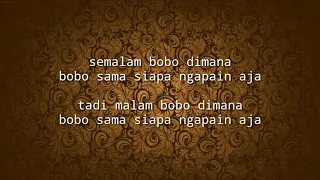 Download Keren banget!  Bobo dimana ( Aliff syukri nur sajat ,Lucintaluna) lirik official MP3