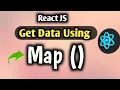 Map in React js in Hindi Get Data using map method what is map in react js