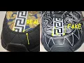 How to spot fake Versace Trigreca trainers Real vs fake Versace Tri greca shoes
