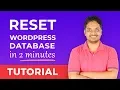 How to Reset WordPress Database