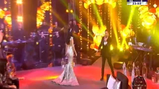 رويدا عطية عالعين موليتين   في حفل رأس السنة      على الجديد دندنها