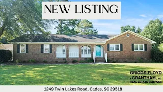 South Carolina Country Home For Sale In Cades 3 Bed 2 Bath on 1 Acre Near Kingstree Lake City