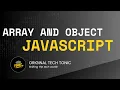 Array Methods Object Original Tech Tonic Javascript