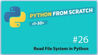 python lesson 26 read file system in python