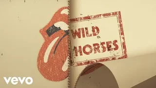 the rolling stones wild horses acoustic lyric video 
