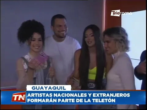 Artistas nacionales y extranjeros formarán parte de la Teletón