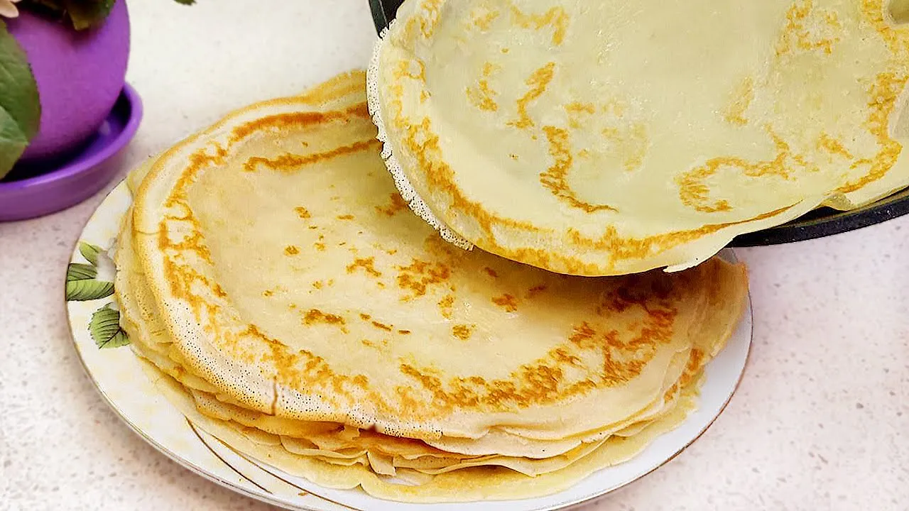 Oladji - Einfaches Pfannkuchen Rezept - Wenig Zutaten | Olga Kocht