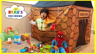 pretend play food toy camping u0026 fishing fun activities for kids cooking kinder egg surprise toys