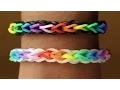 Rainbow Loom English - DOUBLE CROSS SINGLE