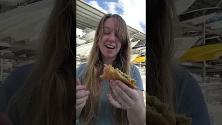 Trying Trinidadian Aloo Pie for the 1st Time! 🇹🇹 #market #trinidad #caribbean