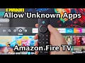 Amazon Fire TV Devices - How to Allow Apps From Unknown Sources
