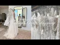 let s find my wedding dress shopping at LUV bridal Anthropologie Azazie wedding diaries pt 1