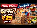 5 DOMINOS PIZZA for 25 dominos coupon code today Domino s Pizza offer dominos pizza offers today
