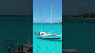 Aquarius in Bahamas ⛵️😍 #sailing #bahamas #sailingaquarius