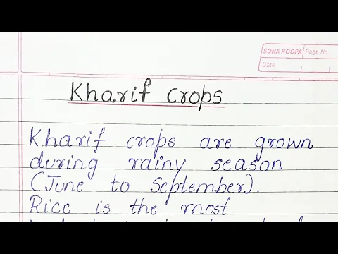 Download MP3 Kharif Crops and Rabi Crops