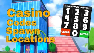 Casino codes spawn locations Roblox Jailbreak
