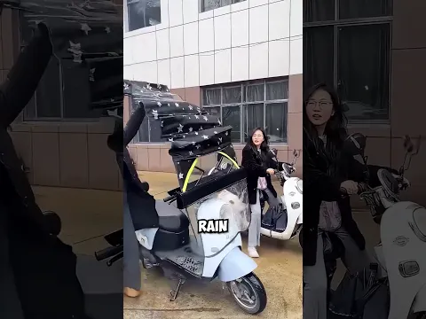 The Best Rainproof Scooter Hack To Stay Completely Dry 🛵💦