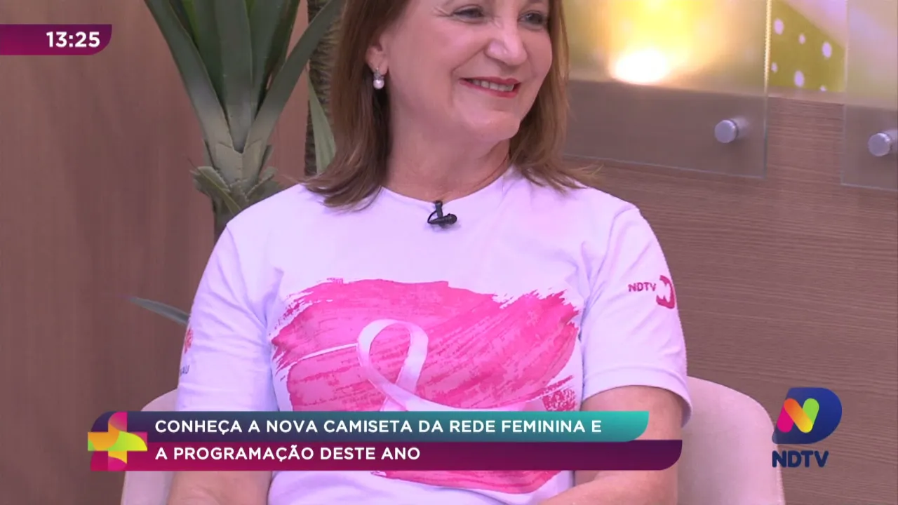 Conheça a nova camiseta da Rede Feminina e a programação do Outubro Rosa deste ano