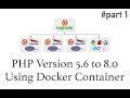 Docker multi-versions of PHP build using bash