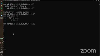 Open Session Summary Week 6 - Python