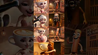 Tung Tung Tung Sahur X Ballerina Capuchina Brainrot Expression Show 