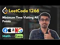 Minimum Time Visiting All Points LeetCode 1266 Math