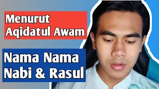 nama nabi dan rasul 25