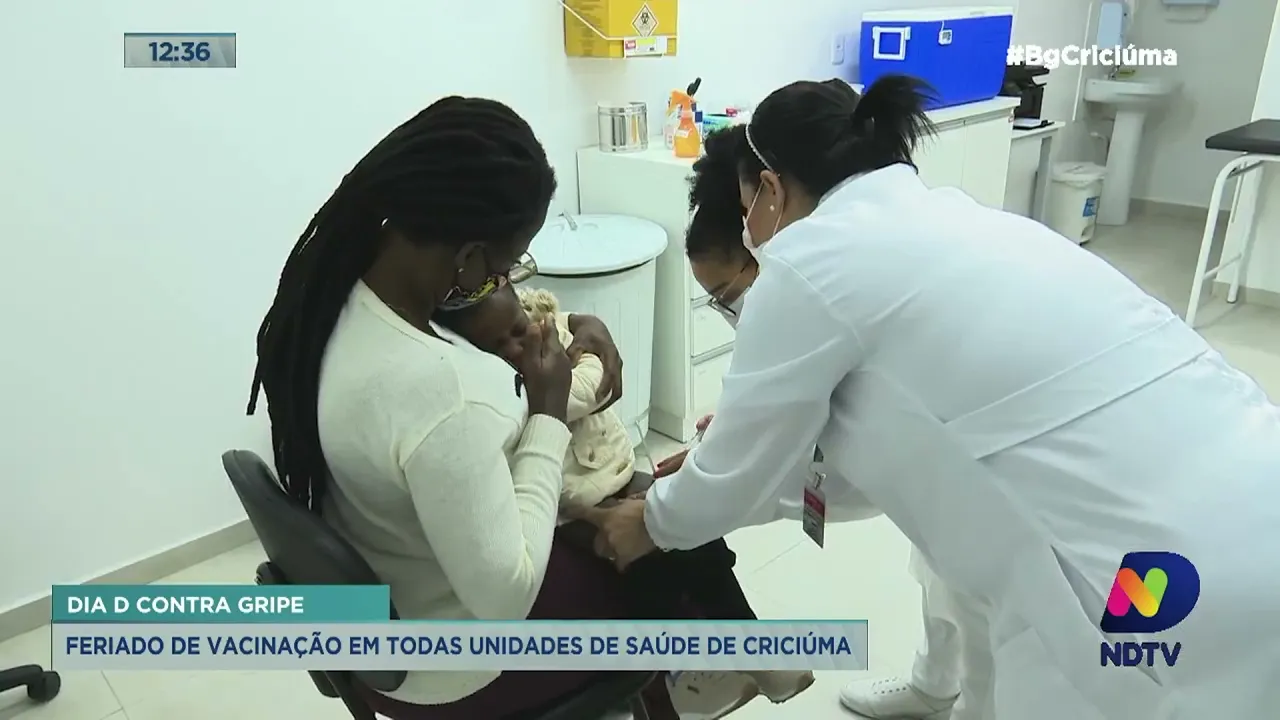 Dia "D" de vacinação contra Influenza ocorre nesta quarta-feira em Criciúma