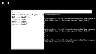 ES 6 Object destructuring