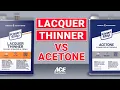Lacquer Thinner vs Acetone Ace Hardware