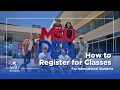 How to Register for Classes at MSU Denver as an International Student