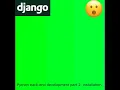 Learn Django Back-end Development part 2 installation