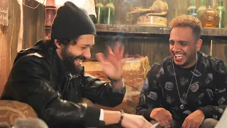 خروج عن النص بين لطفي الحراق و حورس في كواليس مسلسل هوجان 