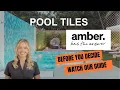 Pool Tiles - Amber