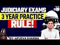 Lagu BIG BREAKING: Supreme Court Reconsidering 3 Year Practice Rule? क्या ख़त्म होगा 3 Yrs Practice Rule