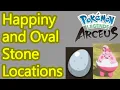 Pokemon Legends Arceus Happiny locations and oval stone farming guide