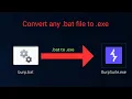 How to Convert bat to exe in Just a Few Clicks Burp bat to BurpSuite exe