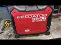 Predator 3500 inverter generator carburetor cleaning carb repair tune up