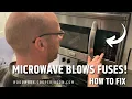 Frigidaire Microwave fuse keeps blowing - how to fix fuse and door switch