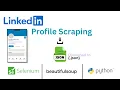 Full LinkedIn Profile Scraping in Python using Selenium and BeautifulSoup Save Data in JSON