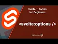 Svelte Tutorial for Beginners - svelte options