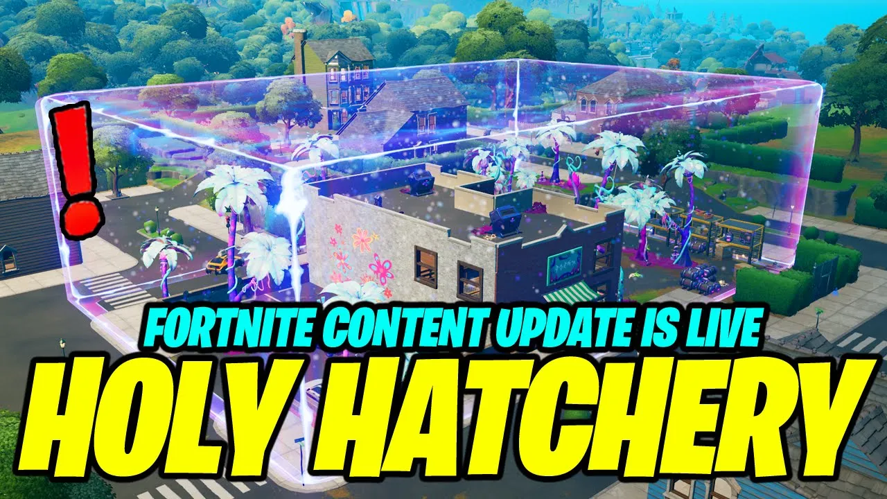 Holy Hatchery UPDATE RIGHT NOW in Fortnite (Aliens Content Update)