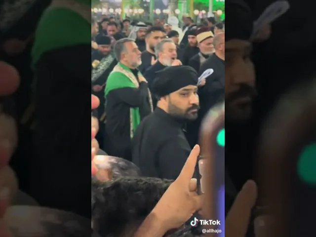 ⁣باسم الكربلائي في موكب زنجيل بين الحرمين