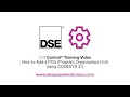 DSEControl Training - How to add a POU Using Codesys 3 5