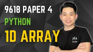 Python 1D Array A Level Computer Science 9618 Paper 4