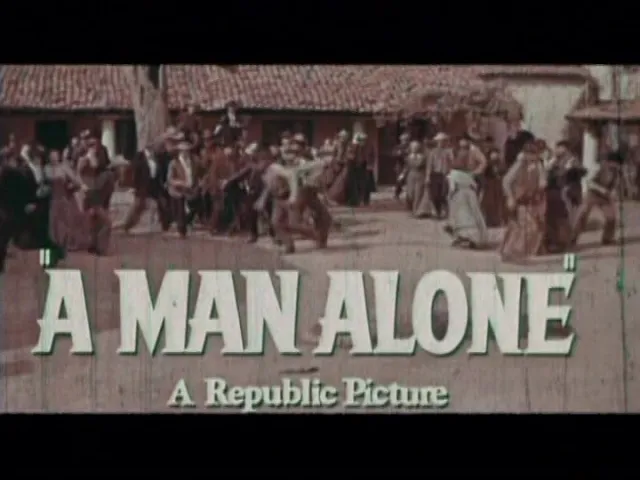 A Man Alone (1955) Trailer