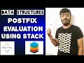 Stack Postfix Evaluation using stack